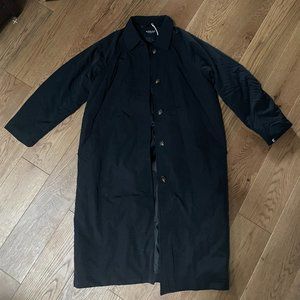 Everlane ReNew Mac Coat - Black - Large